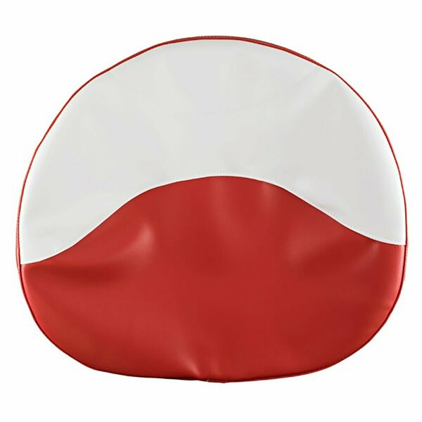 Aftermarket MIS006DR 19" Red & White Seat Cover Fits Massey Harris Tractor 501 541 600 601 + SEN10-0045